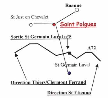 Carte d'accs au centre equestre